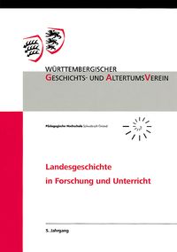 Produktbild: Landesgeschichte in Forschung und Unterricht 5. Jahrgang