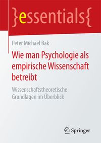 Produktbild: Wie man Psychologie als empirische Wissenschaft betreibt