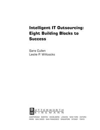 Produktbild: Intelligent It Outsourcing: 8 Building Blocks to Success