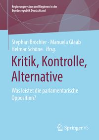 Produktbild: Kritik, Kontrolle, Alternative