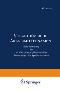 Produktbild: Volksth&uuml;mliche Arzneimittelnamen