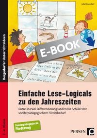 Produktbild: Einfache Lese-Logicals zu den Jahreszeiten