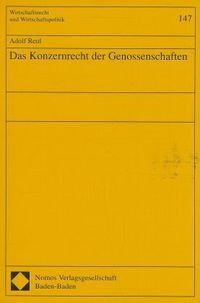Produktbild: Das Konzernrecht der Genossenschaften