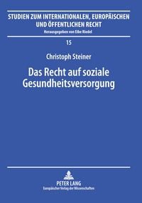 Produktbild: Das Recht auf soziale Gesundheitsversorgung
