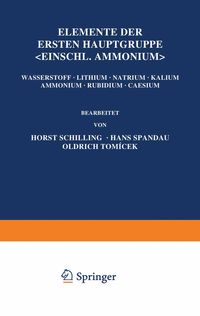 Produktbild: Elemente der Ersten Hauptgruppe; Einschl. Ammonium;