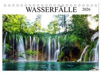 Produktbild: Wasserf&auml;lle - die sch&ouml;nsten Wasserf&auml;lle der Welt (Tischkalender 2026 DIN A5 quer), CALVENDO Monatskalender
