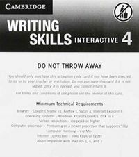 Produktbild: Grammar and Beyond Level 4 Writing Skills Interactive (Standalone for Students) via Activation Code Card
