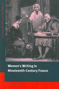Produktbild: Women's Writing in Nineteenth-Century France