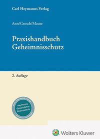 Produktbild: Handbuch Geheimnisschutz