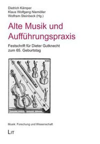 Produktbild: Alte Musik und Auff&uuml;hrungspraxis