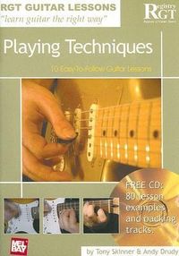 Produktbild: Playing Techniques: 10 Easy-To-Follow Guitar Lessons [With CD]