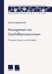 Produktbild: Management von Gesch&auml;ftsprozesswissen
