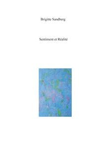 Produktbild: Sentiment et Realit&eacute;