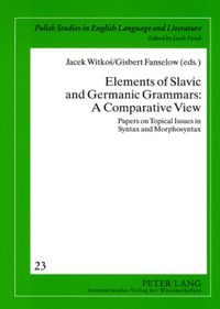 Produktbild: Elements of Slavic and Germanic Grammars: A Comparative View