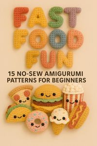 Produktbild: Fast Food Fun: 15 No-Sew Amigurumi Patterns for Beginners