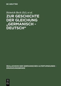 Produktbild: Zur Geschichte der Gleichung "germanisch - deutsch"