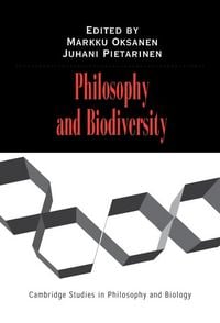 Produktbild: Philosophy and Biodiversity