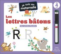 Produktbild: Je suis en maternelle : les lettres b&acirc;tons : mes activit&eacute;s effa&ccedil;ables