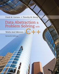 Produktbild: Data Abstraction & Problem Solving with C++: Walls and Mirrors