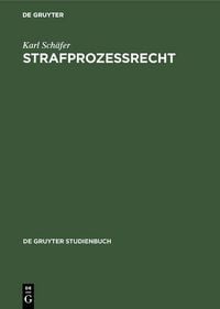 Produktbild: Strafproze&szlig;recht