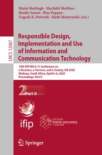 Produktbild: Responsible Design, Implementation and Use of Information and Communication Technology