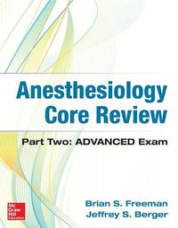 Produktbild: Anesthesiology Core Review: Part Two Advanced Exam