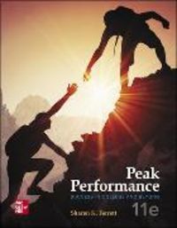 Produktbild: Ferrett, S: Peak Performance: Success in College and Beyond