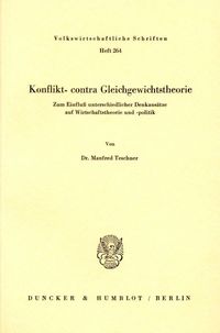 Produktbild: Konflikt- contra Gleichgewichtstheorie.