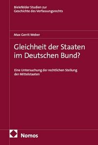 Produktbild: Gleichheit der Staaten im Deutschen Bund?