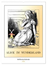 Produktbild: Alice im Wunderland - Weltliteraturkalender (Wandkalender 2026 DIN A2 hoch), CALVENDO Monatskalender