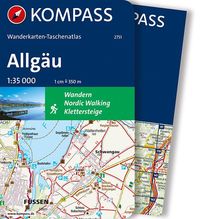 Bild vom Artikel KOMPASS Wanderkarten-Taschenatlas Allgäu 1:35.000 vom Autor 