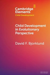 Produktbild: Child Development in Evolutionary Perspective