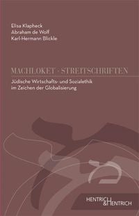 Produktbild: J&uuml;dische Wirtschafts- und Sozialethik im Zeichen der Globalisierung