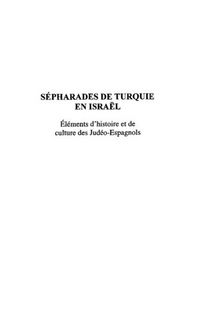 Produktbild: Sepharades De Turquie En Israel