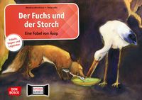Produktbild: Der Fuchs und der Storch. Eine Fabel von Äsop. Kamishibai Bildkartenset.