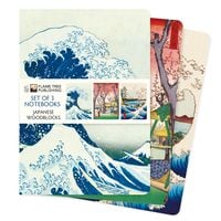 Produktbild: Dreier Set DIN-A5-Format-Notizb&uuml;cher: Japanische Holzschnitte