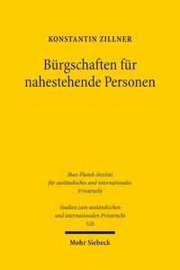 Produktbild: B&uuml;rgschaften f&uuml;r nahestehende Personen