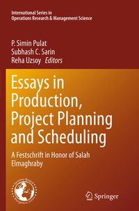 Produktbild: Essays in Production, Project Planning and Scheduling