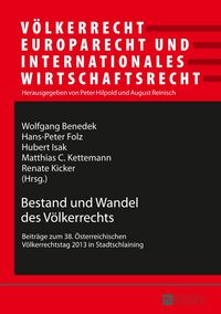Produktbild: Bestand und Wandel des V&ouml;lkerrechts