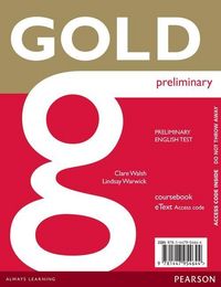 Produktbild: Gold Preliminary eText Coursebook Access Card