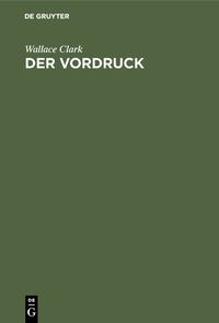 Produktbild: Der Vordruck