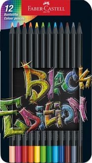 Produktbild: Faber-Castell Buntstifte Black Edition 12er Set