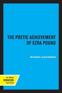 Produktbild: The Poetic Achievement of Ezra Pound