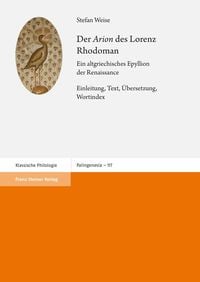 Produktbild: Der Arion des Lorenz Rhodoman