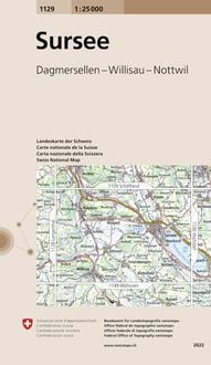 Produktbild: Swisstopo 1 : 25 000 Sursee