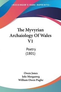 Produktbild: The Myvyrian Archaiology Of Wales V1
