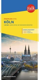 Produktbild: Falk Stadtplan Extra K&ouml;ln 1:20.000
