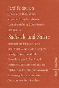 Produktbild: Sadistik und Satire
