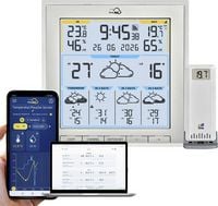 Produktbild: TFA Dostmann TFA.me ID-08 35.8105.02 WLAN-Wetterstation Vorhersage f&uuml;r 5 Tage Anzahl Sensoren max. 50