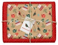 Produktbild Geschenkpapier Set Weihnachten: Modernes Ornamente-Muster